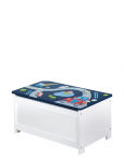 ROBA - Wooden Toy Chest 'Rennfahrer' - Hoium&ouml;&ouml;bel - 30X 60X 32CM