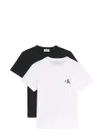 Calvin Klein Jeans - Monologo Cn 2 Pack Tee - L&uuml;hikeste varrukatega - XXS