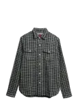 Superdry - Merchant Textured Work Shirt - Ruudulised s&auml;rgid - XXL