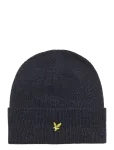 Lyle & Scott - Lambswool Blend Ribbed Beanie - Kootud m&uuml;tsid - ONE SIZE