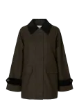 Selected - Slwwilma Waxed Jacket Noos - T&ouml;&ouml;jakid - 36