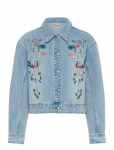 Culture - Cutiala Aniceta Embroideryjacket - L&uuml;hikesed teksap&uuml;ksid - 44