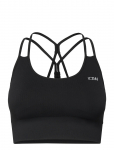 ICANIWILL - Ribbed Define Seamless Sports Bra-Dusty Black-Xs - Sportrinnahoidjad - K&otilde;ik - XL