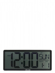 KARLSSON - Wall/Table Clock Retro Lcd Black - Seinakellad - W14.8CM
