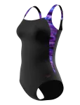 Speedo - Print Luna Lustre Swimsuit - Spordi ujumistrikood - 42