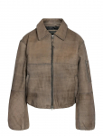 NOISY MAY - Nmannie Leather Jacket - Nahk - L