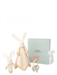 Teddykompaniet - Diinglisar, G&aring;voset, Kanin, Creme - Beebide kinkekomplektid - 31 CM