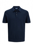 Jack & Jones - Jprbluriley Knit Polo Ss Sn - L&uuml;hikeste varrukatega kootud polos&auml;rgid - XXL