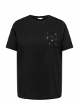 ONLY Carmakoma - Carzenia S/S O-Neck Top Jrs - L&uuml;hikeste varrukatega - 50-52