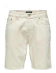 ONLY & SONS - Onsedge Ecru 2044 Pim Dnm Shorts Noos - L&uuml;hikesed teksap&uuml;ksid - XXL