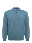 Garment Project - Norton - Dusty Turquoise - Pikkade varrukatega kootud polos&auml;rgid - M