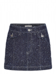 Gina Tricot - Boucle Denim Skirt - L&uuml;hikesed seelikud - 44