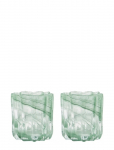 House Doctor - Tealight Holder, Hdcurl, Green - Teek&uuml;&uuml;nlajalad - 11.5X 8X 10CM