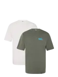 ONLY & SONS - Onsfred Life Rlx Mix Tee 2-Pack - L&uuml;hikeste varrukatega - M