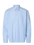 Selected - Slhrlxholger Stripe Ls Shirt - Triibulised s&auml;rgid - XXL