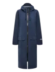 Stutterheim - Stockholm Long Patch Matte Navy - Vihmamantlid - M