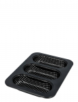 Birkmann - Birkmann Perforated Mini Baguette Tray 3 Pcs - Leivavormid - 18.5X 25.5X 3.5