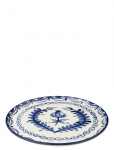 J-Line - Plate Granada Cer Wh/Blu - Praetaldrikud - &Oslash; 34 CM