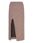Maje - Midi Skirt With Houndstooth Slit - P&otilde;lveni ja midiseelikud - 40