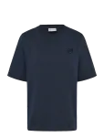 Maison Kitsune - Bold Fox Head Patch Comfort Tee Shirt - L&uuml;hikeste varrukatega - M