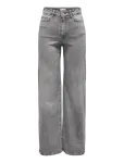 JDY - Jdyfelina-Fina Hw Wide Lt Grey Jeans Dnm - Laiad - M x 30