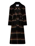 Filippa K - Alyssa Check Coat - Villased mantlid - 34