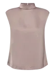 Bubbleroom - Cap Sleeve Satin Blouse - L&uuml;hikeste varrukatega - S(36-38)
