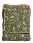 Au Maison - Quilt Ethnic, Small Flower-Green, 140X180 Cm - Tekid ja pleedid - 140X180CM