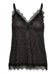 Rosemunde - Rwbillie Sl Lace Strap Top - Varrukateta - 34