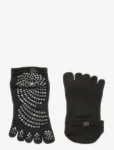Gaiam - Gaiam Grey Grippy Yoga Socks - Yoga Socks - ONE SIZE