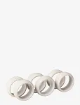 Broste Copenhagen - Kit Napkin Ring 6-Pack - Salvr&auml;tikur&otilde;ngad ja -hoidjad - ONE SIZE
