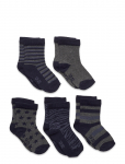 Minymo - Sock W. Pattern (5-Pack) - Sokid - 19-22