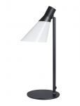 Dyberg Larsen - Gent Bordlampe Mat Sort/ Opal - Laualambid - H48CM