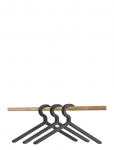 WOUD - Illusion Hanger - Riidepuud - L42.5CM