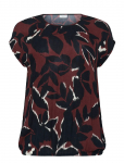 Kaffe Curve - Kcami Stanley Printed - L&uuml;hikeste varrukatega - 54