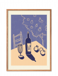 PSTR Studio - Pstr Studio - Anouk - Wine And Oranges - Food - 50X70CM