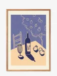 PSTR Studio - Pstr Studio - Anouk - Wine And Oranges - Food - 50X70CM