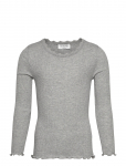 Rosemunde Kids - Rkbalta Modal Ls Lace T-Shirt - Pikkade varrukatega T-s&auml;rgid - 176