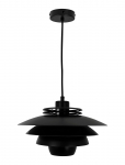 Dyberg Larsen - Ejka Mini Mat Sort Pendel - Rippvalgustid - H24CM