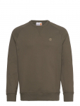 Timberland - Exeter River Loopback Crew Neck Sweatshirt Leaf Green-Cassel Earth - Dressipluusid - L
