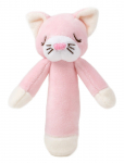 Teddykompaniet - Diinglisar, Rattle, Cat, Baby Pink - K&otilde;ristid - 14 CM