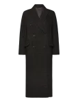 Weekday - Oversized Double-Breasted Wool-Blend Coat - Villased mantlid - S