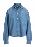 Polo Ralph Lauren - Cropped Boxy Denim Shirt - Teksas&auml;rgid - XL