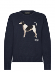 Lauren Ralph Lauren - Intarsia-Knit Dog Cotton Sweater - Džemprid - L