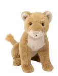 Teddykompaniet - Naturtrogen Lejonhona, Sittande - Pehmed loomad - 43 CM