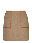 Malina - Andine Dressed Wool Mini Skirt - L&uuml;hikesed seelikud - 38