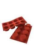 Silikomart - Silikoneform Cylinder 8 Stk. &Oslash;60 H35 - Koogikese- ja muffinivormid - FOR 8PCS