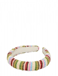 Becks&ouml;ndergaard - Stripes Midi Beaded Hairbrace - Juuksekummid - ONE SIZE