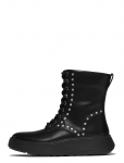 FitFlop - F-Mode Gem-Trim Leather Lace-Up Ankle Boots - N&ouml;&ouml;ridega saapad - EU42