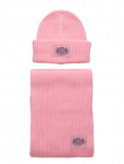Juicy Couture - Cheetah Crest Scarf / Beanie Set - Kootud m&uuml;tsid - ONE SIZE
